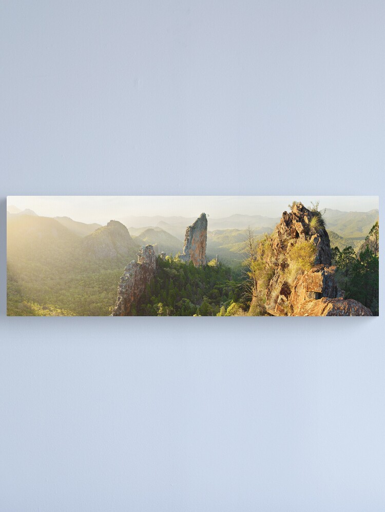 Thumbnail 1 of 3, Canvas Print, The Bread Knife, Warrumbungles, New South Wales, Australia designed and sold by Chockstone.