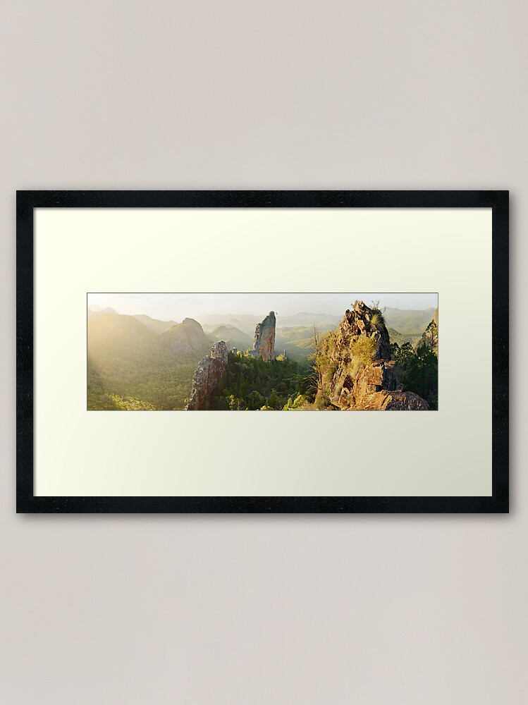 Thumbnail 1 of 7, Framed Art Print, The Bread Knife, Warrumbungles, New South Wales, Australia designed and sold by Chockstone.