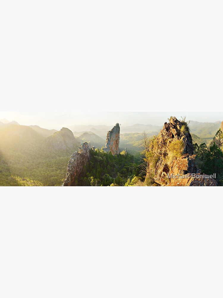 Thumbnail 3 of 3, Art Print, The Bread Knife, Warrumbungles, New South Wales, Australia designed and sold by Chockstone.