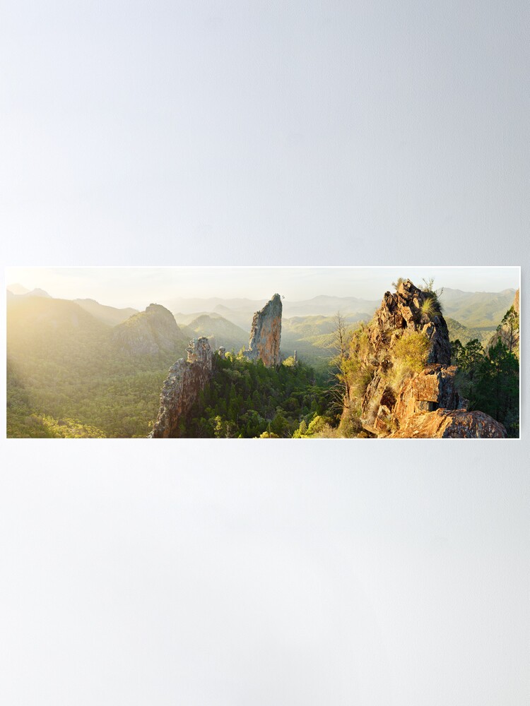 Thumbnail 1 of 3, Poster, The Bread Knife, Warrumbungles, New South Wales, Australia designed and sold by Chockstone.
