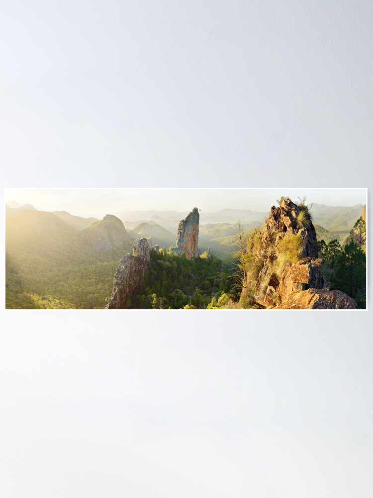 Thumbnail 1 of 3, Poster, The Bread Knife, Warrumbungles, New South Wales, Australia designed and sold by Chockstone.