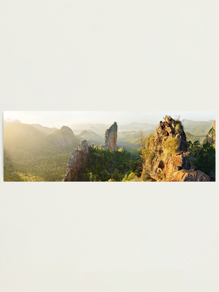 Thumbnail 1 of 3, Photographic Print, The Bread Knife, Warrumbungles, New South Wales, Australia designed and sold by Chockstone.