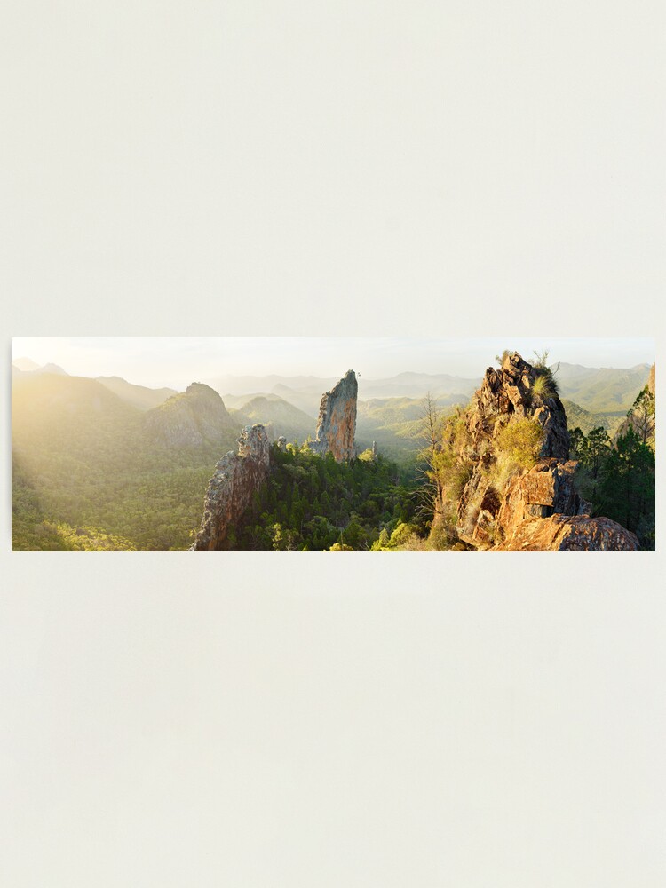 Thumbnail 1 of 3, Photographic Print, The Bread Knife, Warrumbungles, New South Wales, Australia designed and sold by Chockstone.