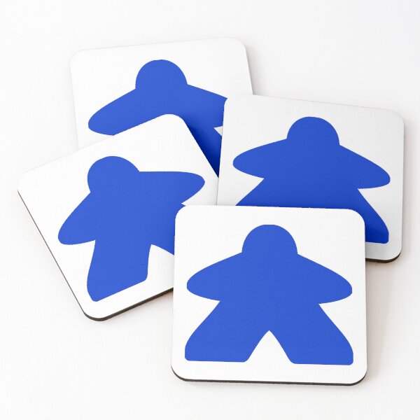 Item preview, The Blue Meeple Board Game Piece designed and sold by WibbleDesign.