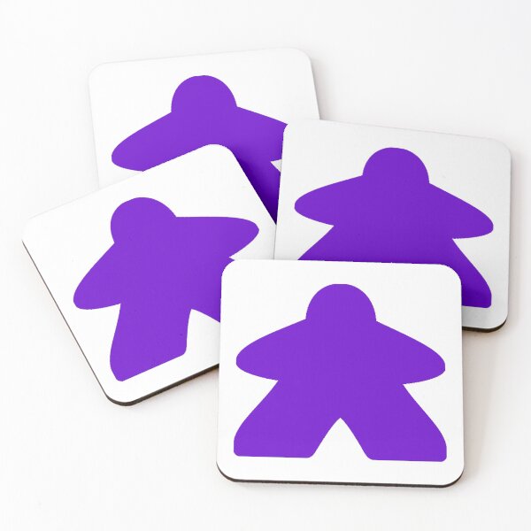 Item preview, The Purple Meeple Board Game Piece designed and sold by WibbleDesign.
