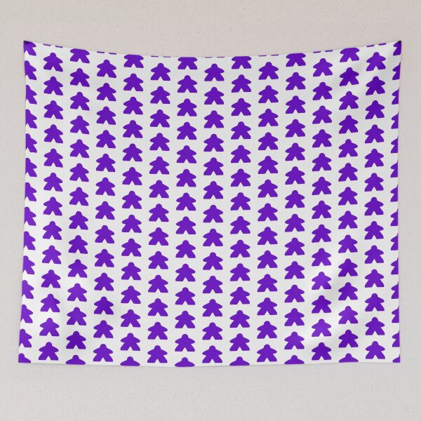 Item preview, The Purple Meeple Board Game Piece designed and sold by WibbleDesign.