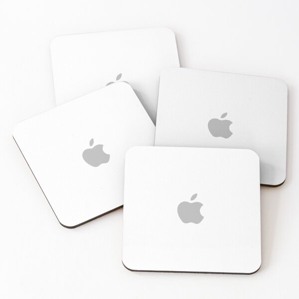 Apple Logo Coasters (Set of 4)