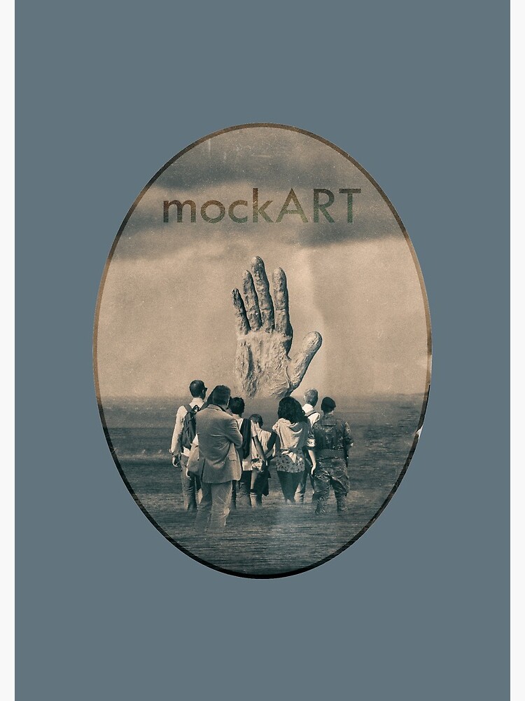 Thumbnail 3 of 3, Journal, mockART - The Hand in the Water designed and sold by mockART.