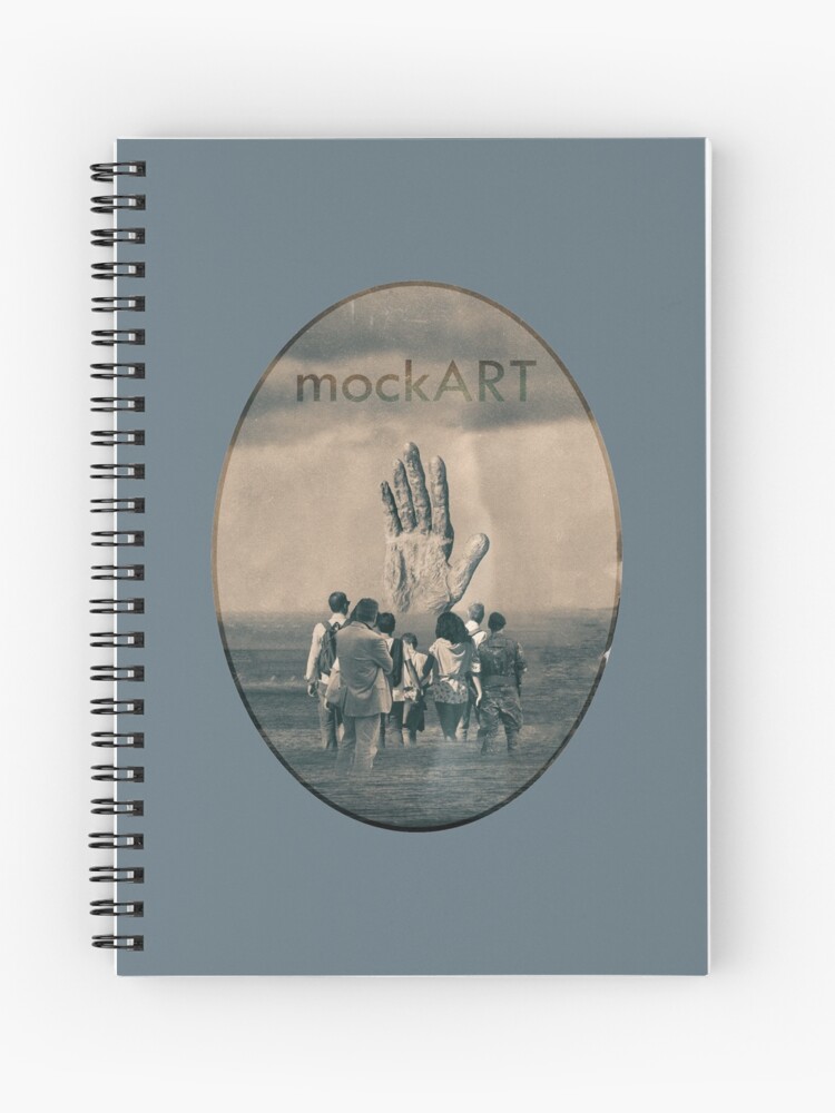 Thumbnail 1 of 3, Journal, mockART - The Hand in the Water designed and sold by mockART.