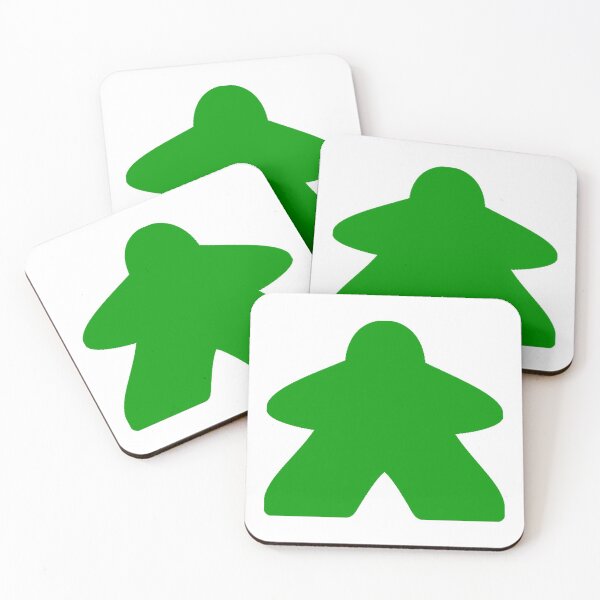 Item preview, The Green Meeple Board Game Piece designed and sold by WibbleDesign.