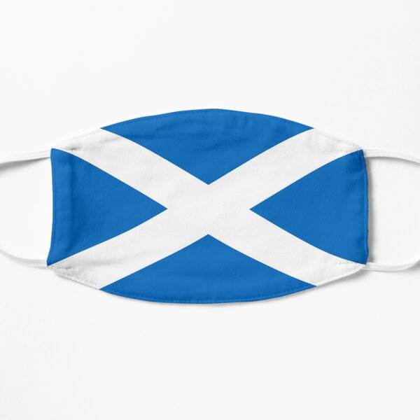 Scottish Flag Flat Mask
