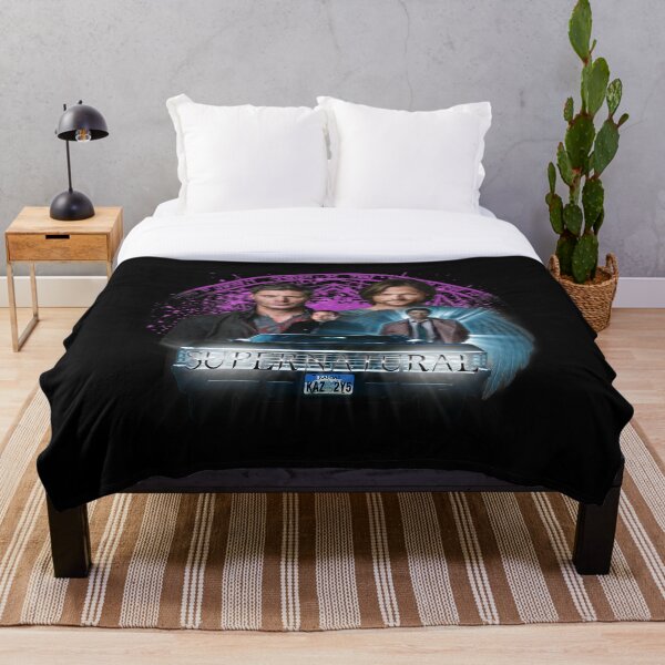 Supernatural The Roads Journey Throw Blanket