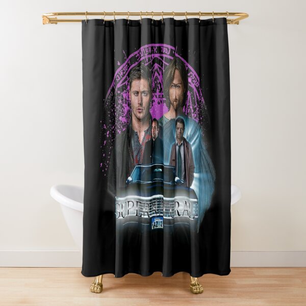 Disover Supernatural The Roads Journey Shower Curtain