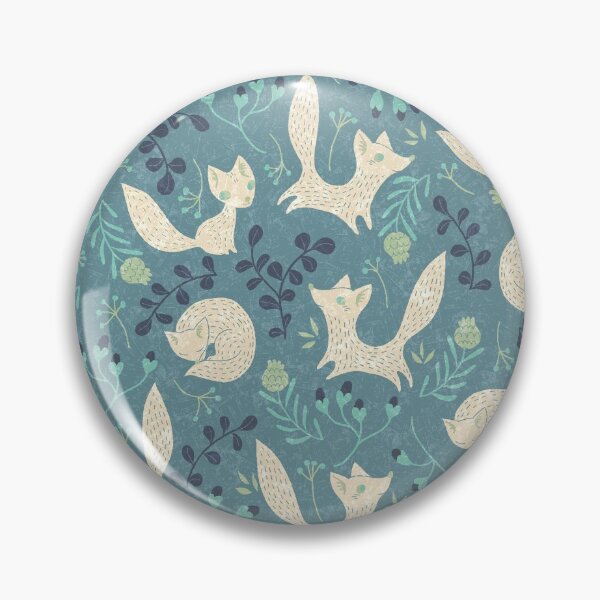 Item preview, little fox in blue designed and sold by Gaia Marfurt.