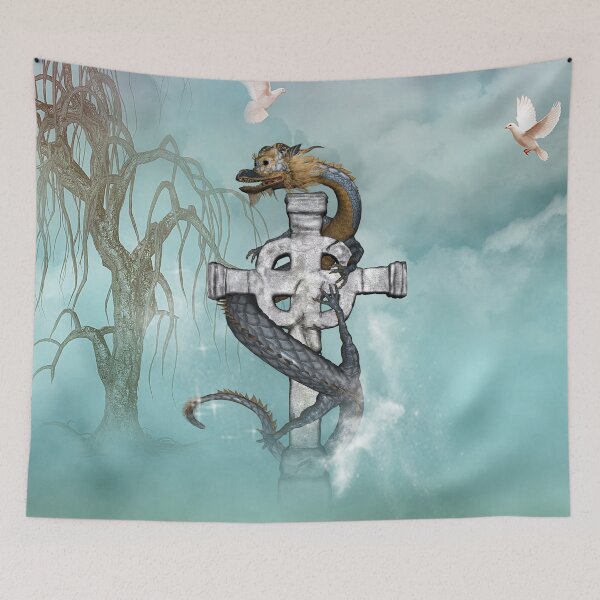 Item preview, Dragon in the sky designed and sold by nicky2342.