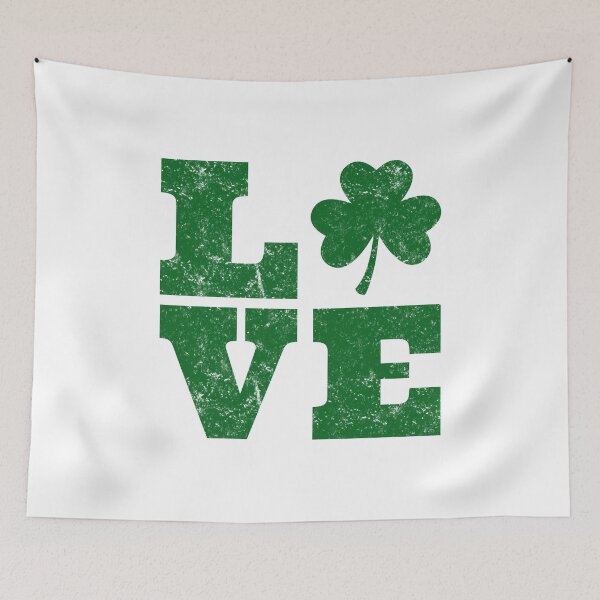 Item preview, I LOVE St Patricks Day - Green Shamrock designed and sold by EstelleStar.