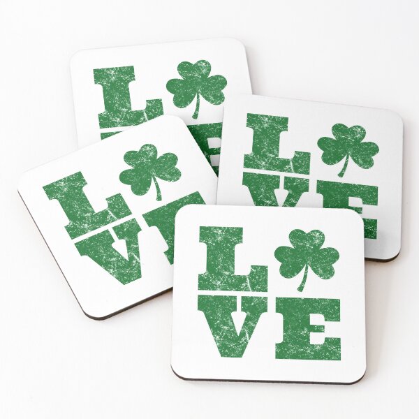 Item preview, I LOVE St Patricks Day - Green Shamrock designed and sold by EstelleStar.