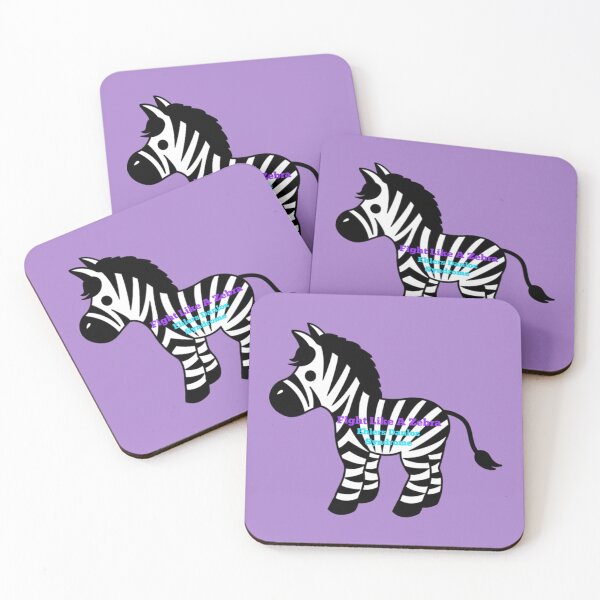 Item preview, Fight Like A Zebra - Ehlers Danlos Syndrome Awareness designed and sold by MysticalCrazy.