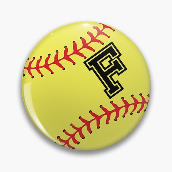Item preview, Softball Player Gifts Jersey Name F Initial Letter "F" Monogram Personalized Back Number Ball Sport Signature Sticker Gift designed and sold by theshirtinator.