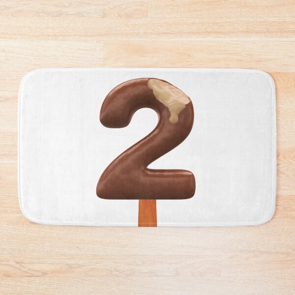 Item preview, 2 Ice Cream Two Number 3d Chocolate designed and sold by HelloFromAja.