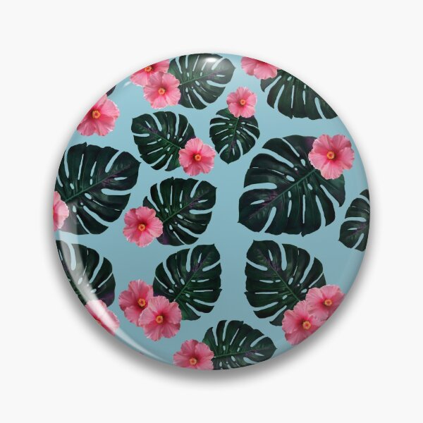 Item preview, Tropical pattern n.1 - pale blue designed and sold by Psychae.