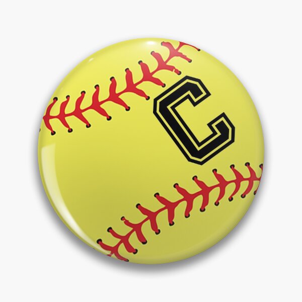 Item preview, Softball Player Gifts Jersey Name C Initial Letter "C" Monogram Personalized Back Number Ball Sport Signature Sticker Gift designed and sold by theshirtinator.