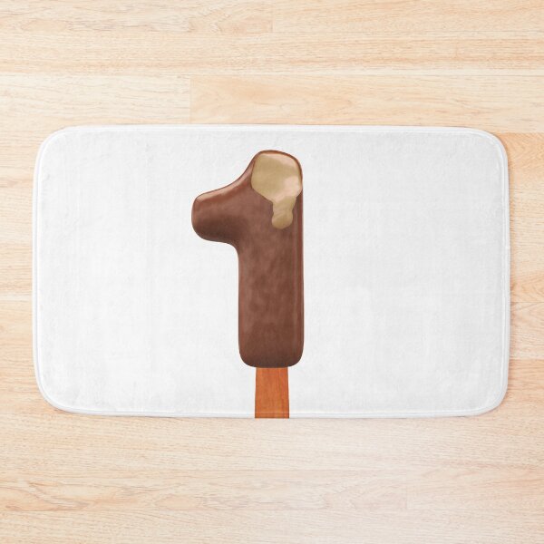 Item preview, 1 Ice Cream One Number 3d Chocolate designed and sold by HelloFromAja.