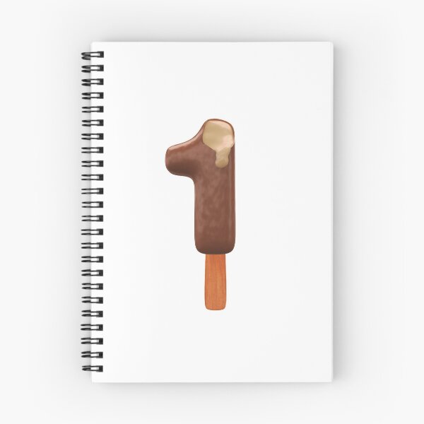 Item preview, 1 Ice Cream One Number 3d Chocolate designed and sold by HelloFromAja.