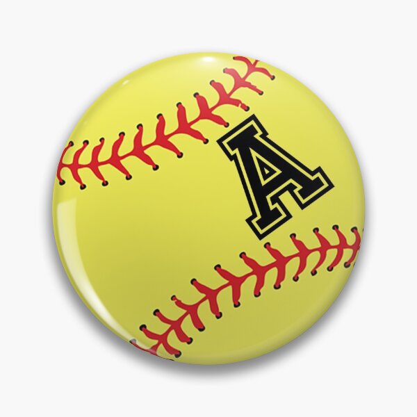 Item preview, Softball Player Gifts Jersey Name A Initial Letter A Monogram Personalized Back Number Ball Sport Signature Sticker Gift designed and sold by theshirtinator.