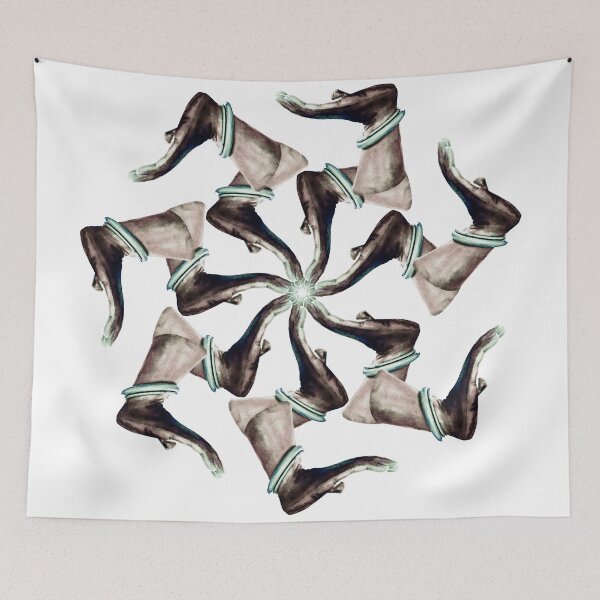 Item preview, Mandala Hands Power designed and sold by hutofdesigns.
