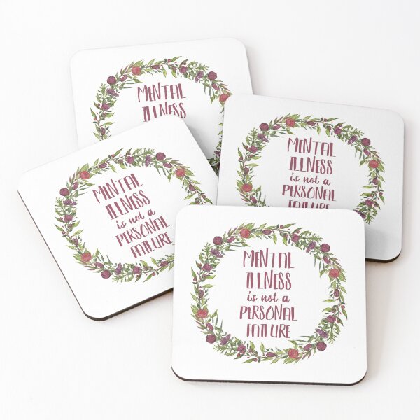 Item preview, Mental Illness is not a personal failure - floral designed and sold by justsomethings.