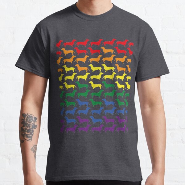Item preview, Pride Month Rainbow Dachshund Flag - LGBT Gifts - Pride Flag designed and sold by MandWthings.