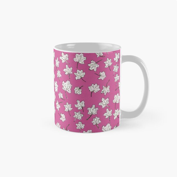 Item preview, leaves pattern - pink designed and sold by KarolinaSt.