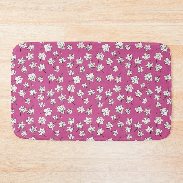 Item preview, leaves pattern - pink designed and sold by KarolinaSt.