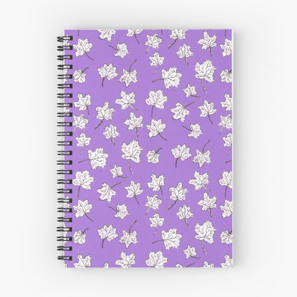 Item preview, leaves pattern - purple designed and sold by KarolinaSt.
