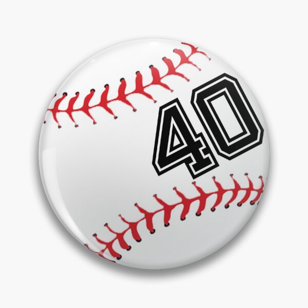 Item preview, Baseball Player Jersey No 40 Back Number #40 Ball Sport Sticker Gift designed and sold by theshirtinator.
