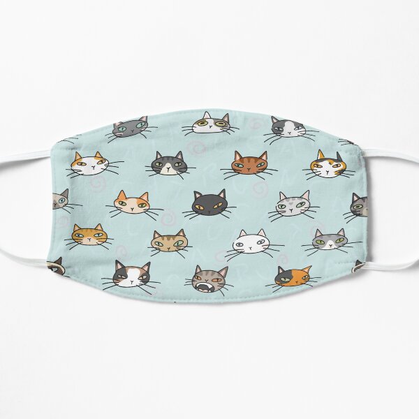 Cats crowd. That's all it is about Flat Mask