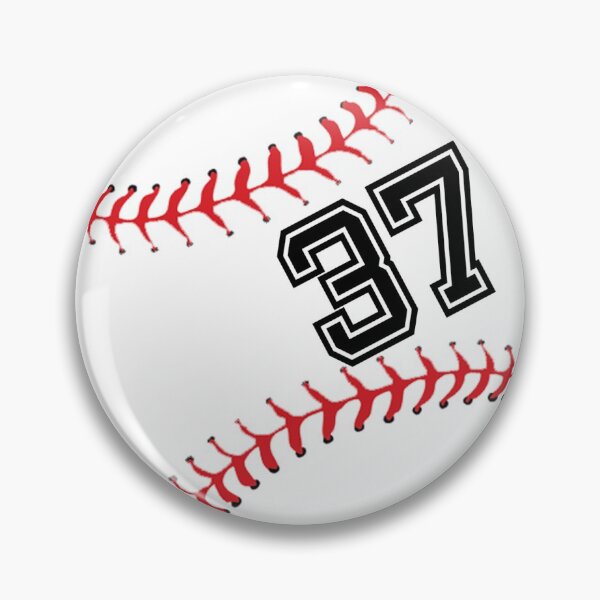 Item preview, Baseball Player Jersey No 37 Back Number #37 Ball Sport Sticker Gift designed and sold by theshirtinator.