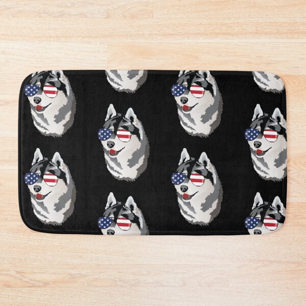 Item preview, Siberian Husky American Flag Sunglasses July 4th designed and sold by EstelleStar.