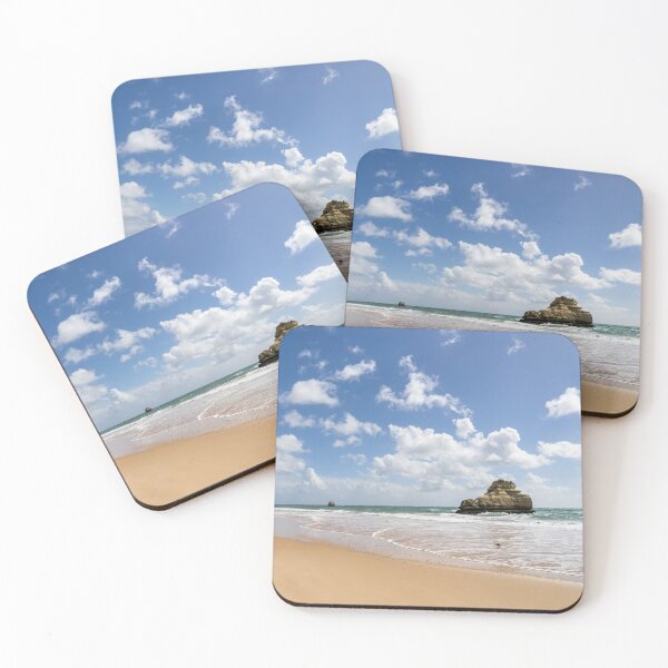 Item preview, Gold Coast Algarve Classics - Smooth Sand Seascape with Seastacks designed and sold by Georgia Mizuleva.