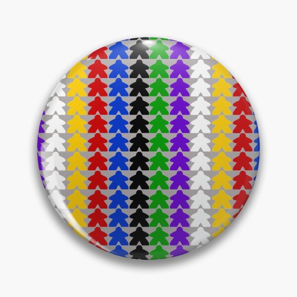 Item preview, Stripey Meeple designed and sold by WibbleDesign.