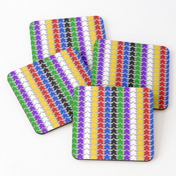Item preview, Stripey Meeple designed and sold by WibbleDesign.