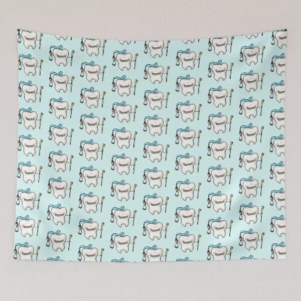Item preview, cute white tooth cartoon designed and sold by CuteCartoon.