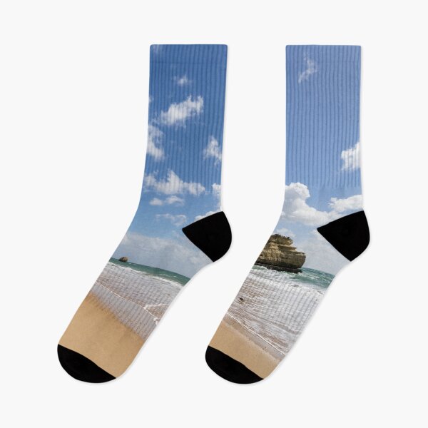 Item preview, Gold Coast Algarve Classics - Smooth Sand Seascape with Seastacks designed and sold by Georgia Mizuleva.