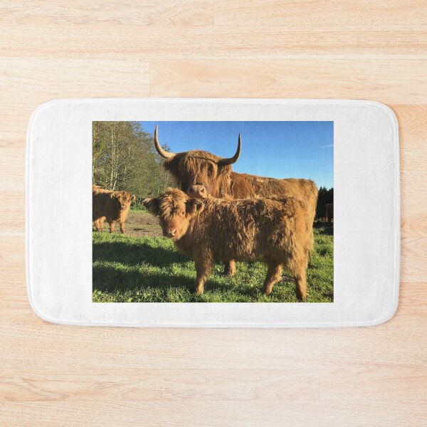 Item preview, Scottish Highland Cattle Cow and Calf 1212 designed and sold by SaarelaHighland.