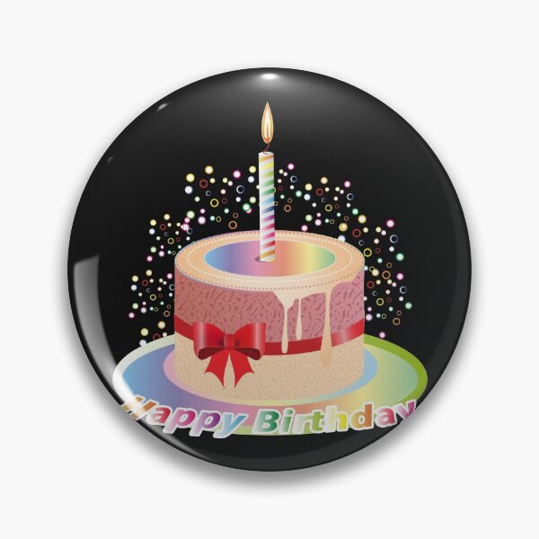 Item preview, Rainbow birthday tartlet with candle designed and sold by Kisho.