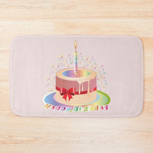 Item preview, Rainbow birthday tartlet with candle designed and sold by Kisho.