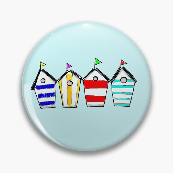 Item preview, Summer holiday beach huts designed and sold by CuteCartoon.