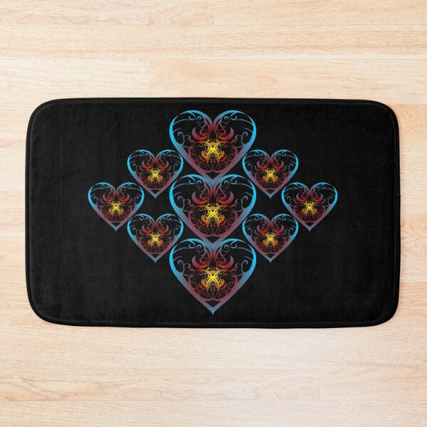Item preview, Flaming hearts designed and sold by FrauleinimStall.
