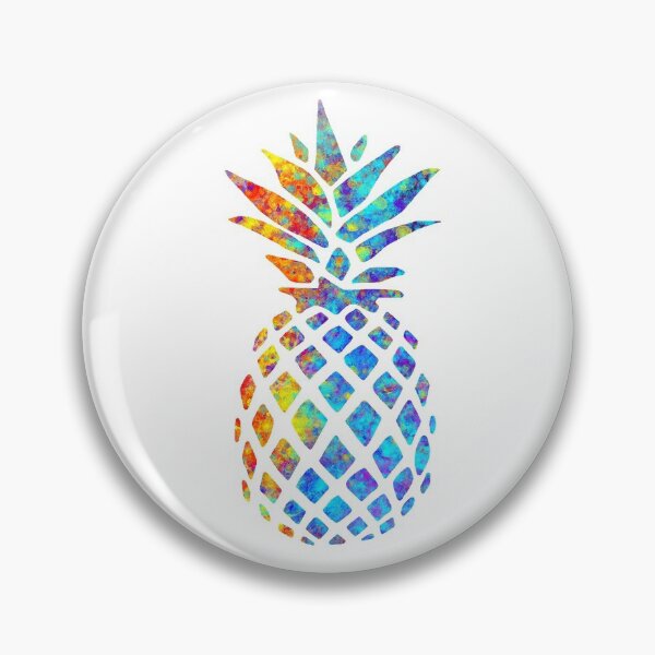 Item preview, Rainbow Watercolor Pineapple designed and sold by maryedenoa.